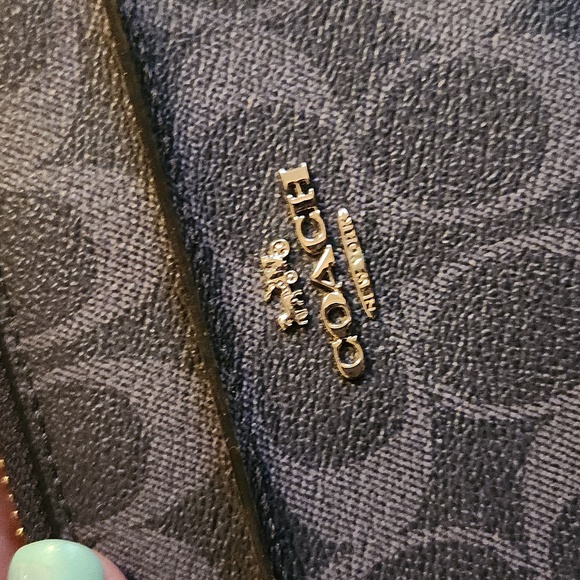 Rare Coach Set! Coach Prairie Satchel w/ Matching Wallet Midni Denim/Silver EUC - Picture 5 of 10